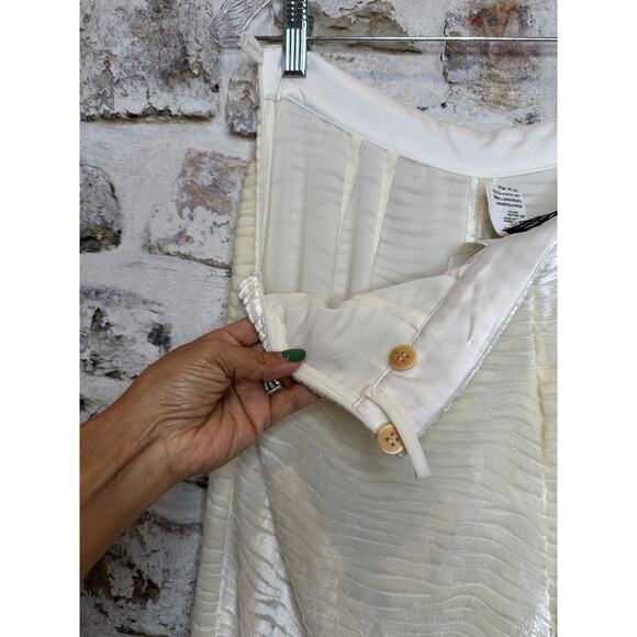 Vintage Giorgio Armani Vestimenta Spa silk blend Textured Trousers size 42 - Picture 9 of 9